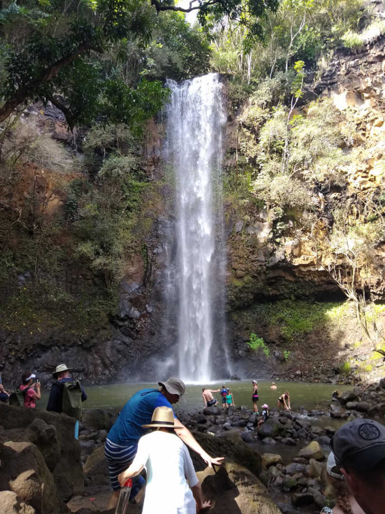 Secret Falls in Kauai, Hawaii
