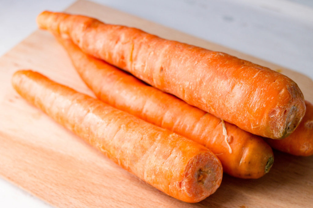 Carrots to feed the Bahamas Swimming Pigs by hand.