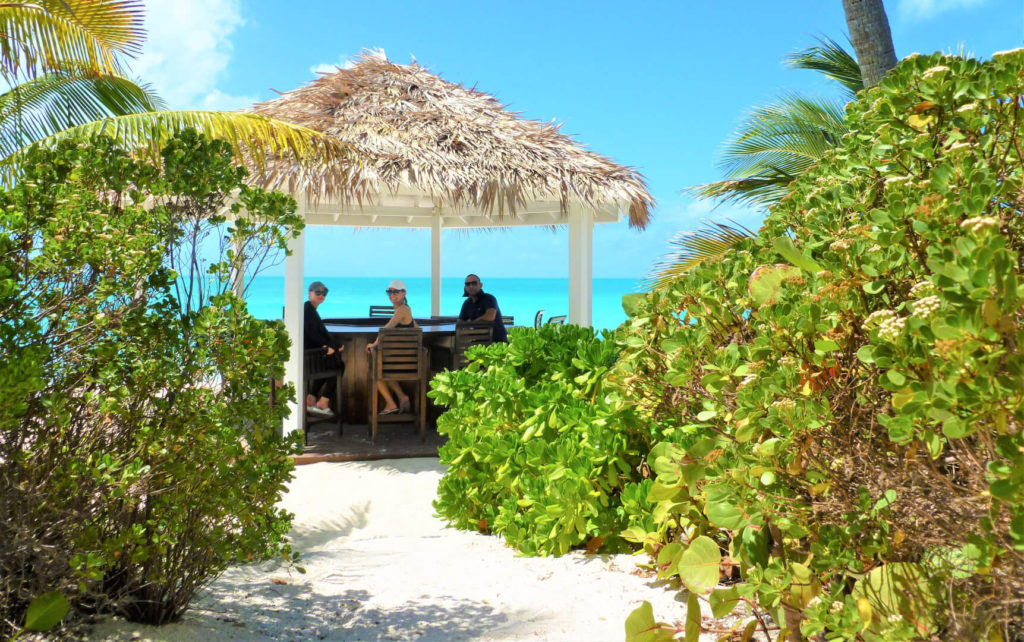 MacDuff's Beach Bar on Norman's Cay, Bahamas