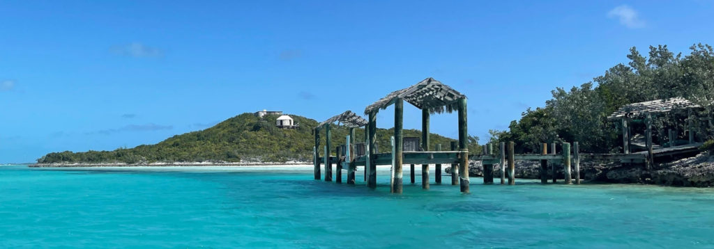 Carlos Lehder's former compound off Norman's Cay, Bahamas