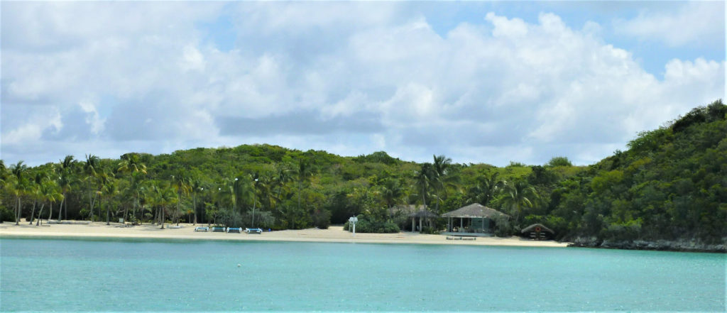 Beach catamarans at Bell Island, Bahamas