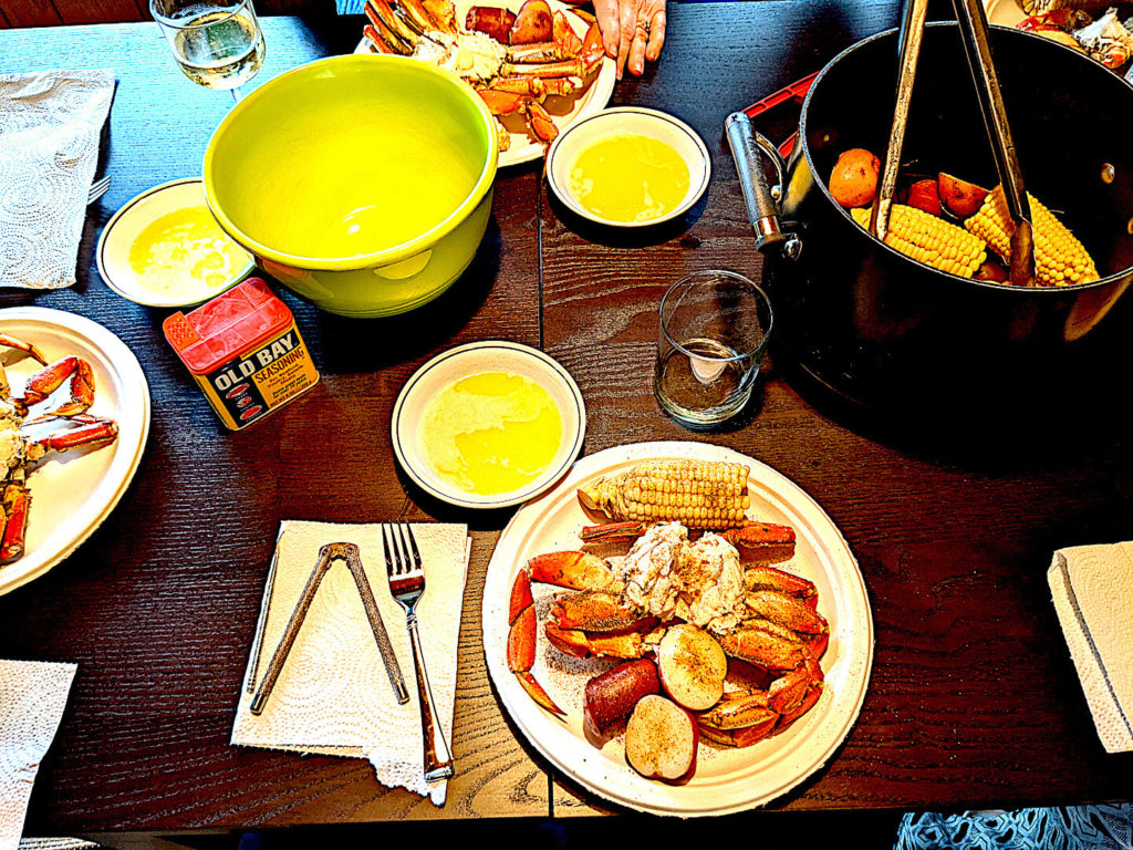 Dungeness crab boil