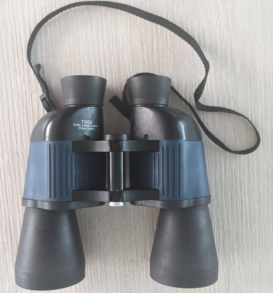 Defective binoculars