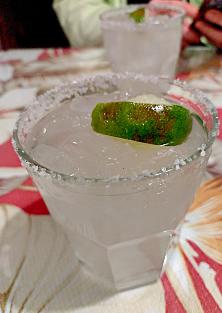 Harbor Reef Restaurant margarita with a rotting lime