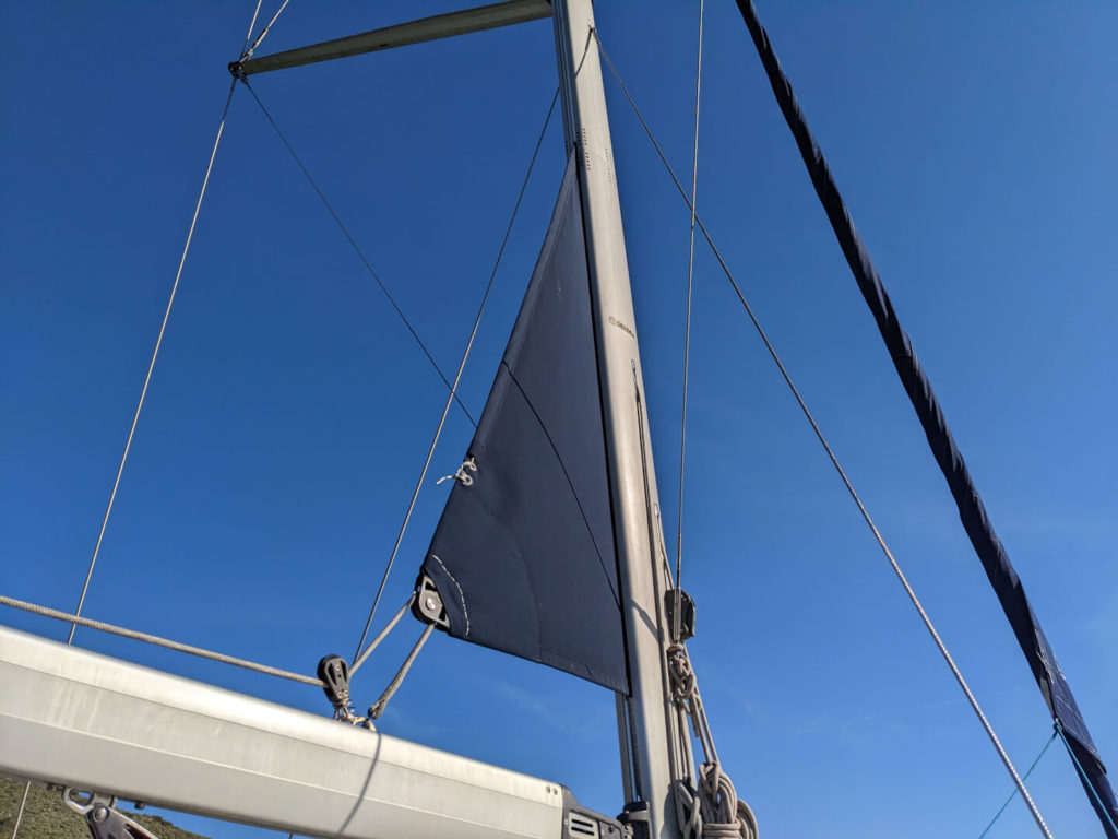 Hunter 36 in-mast furling mainsail