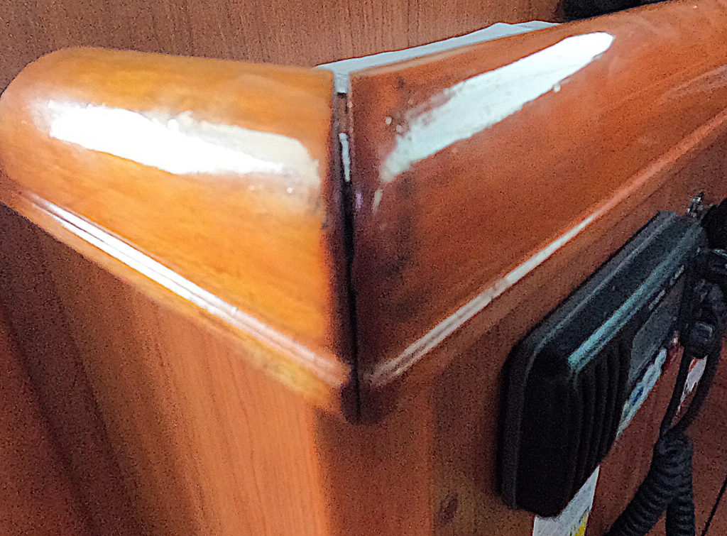 Hunter 36 poorly fitted joinery